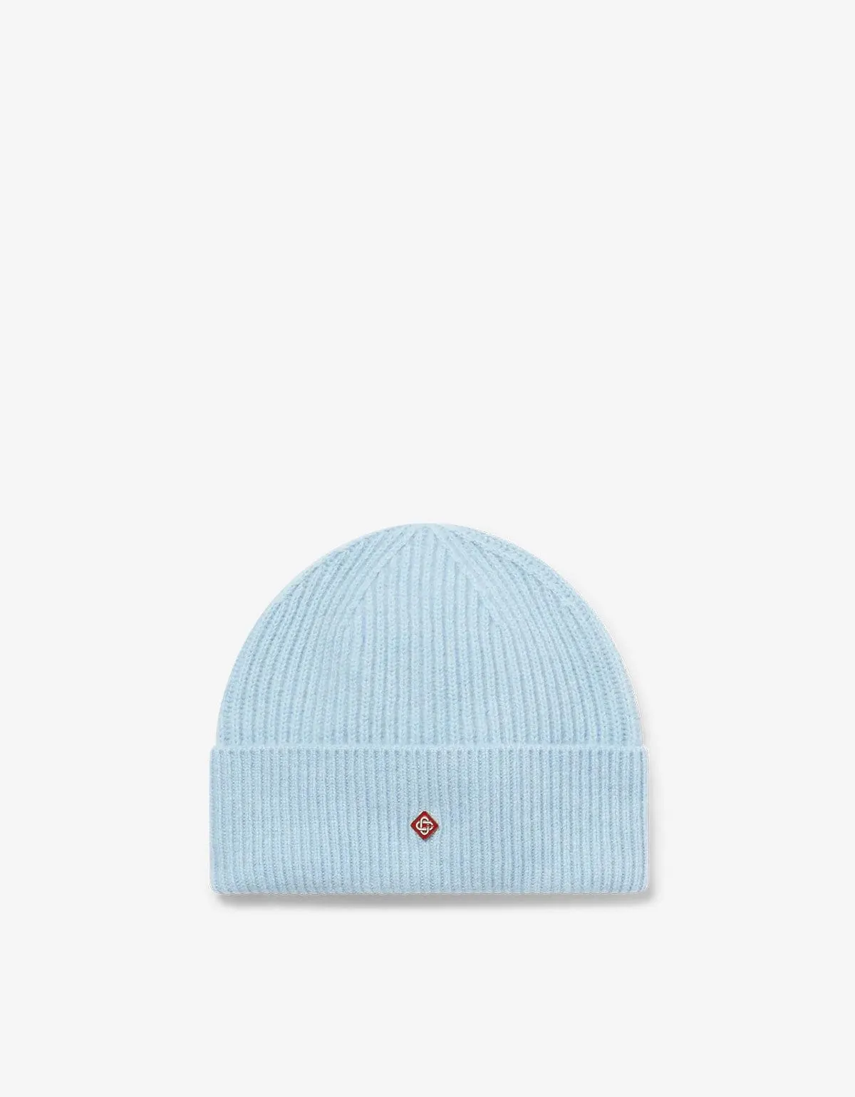 Casablanca Blue Wool Rib Beanie Hat sold by Zoo Fashions