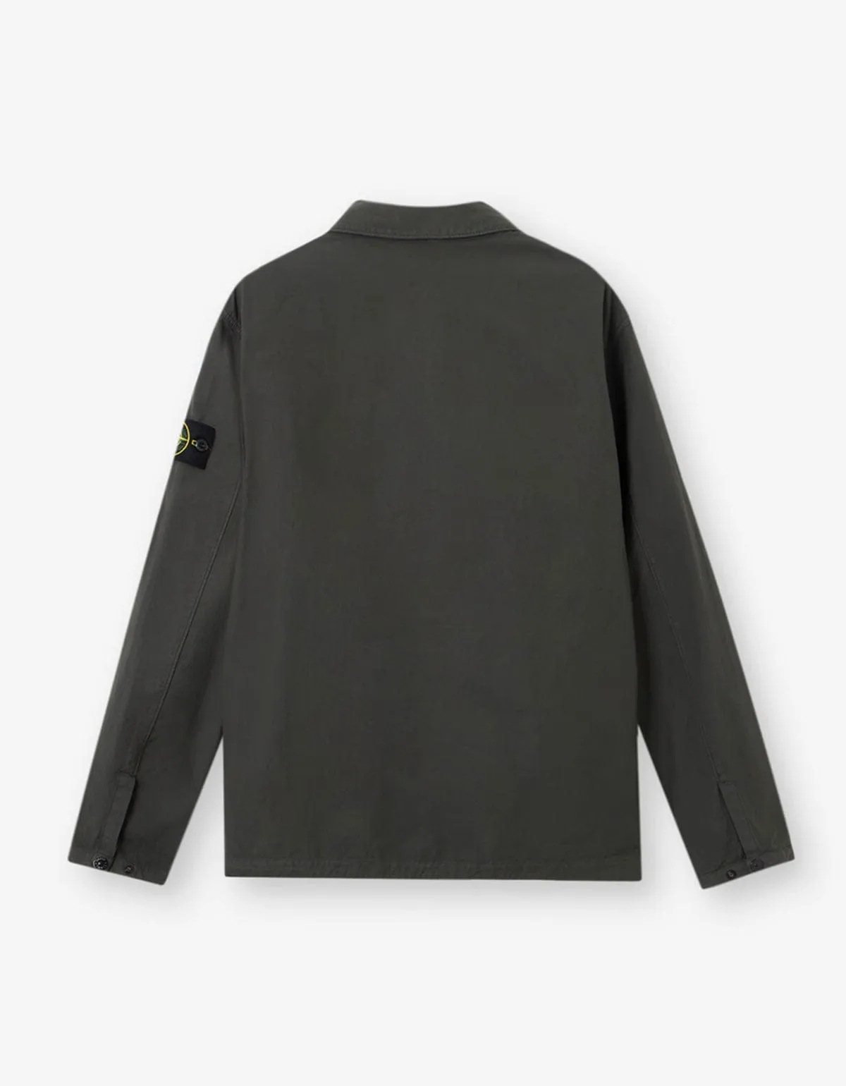 Stone Island Grey Canvas Weave Overshirt sold by Zoo Fashions product image thumbnail 2