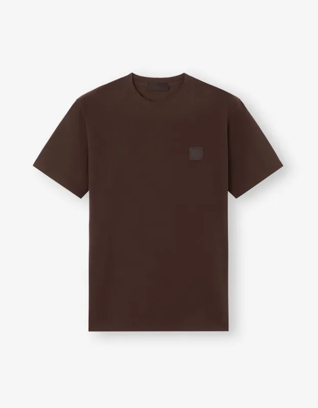 Stone Island Ghost Brown Compass Patch T-Shirt sold by Zoo Fashions