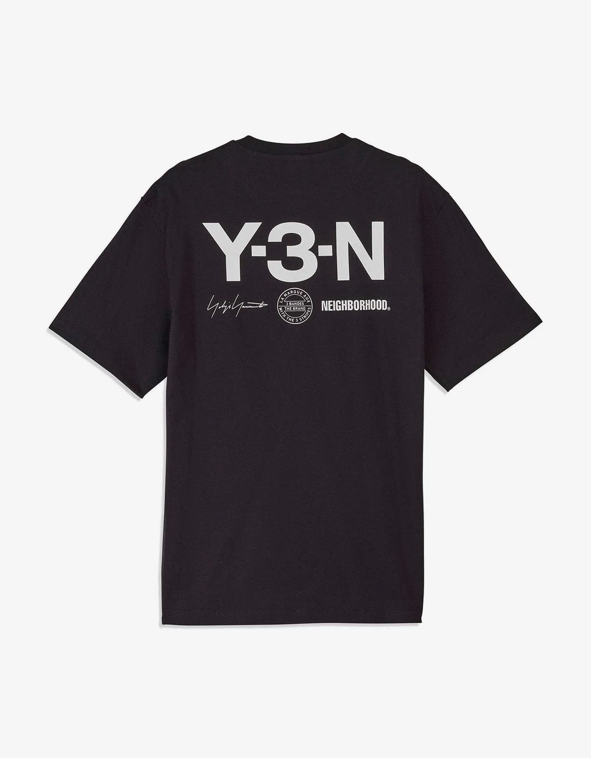 Y-3 Neighborhood Black Graphic T-Shirt sold by Zoo Fashions product image thumbnail 3
