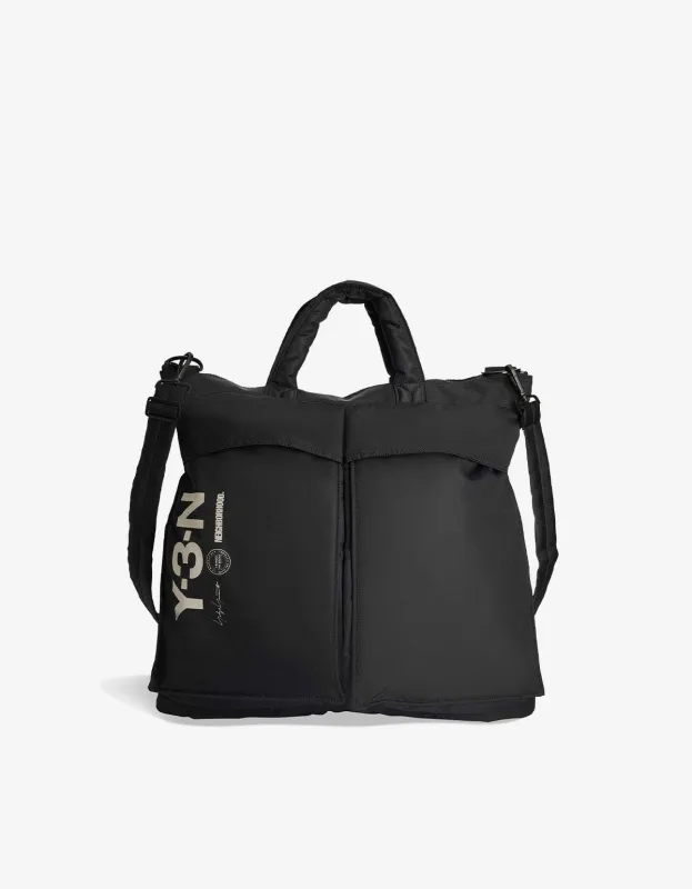 Y-3 Neighborhood Black Tote Bag made by Zoo Fashions