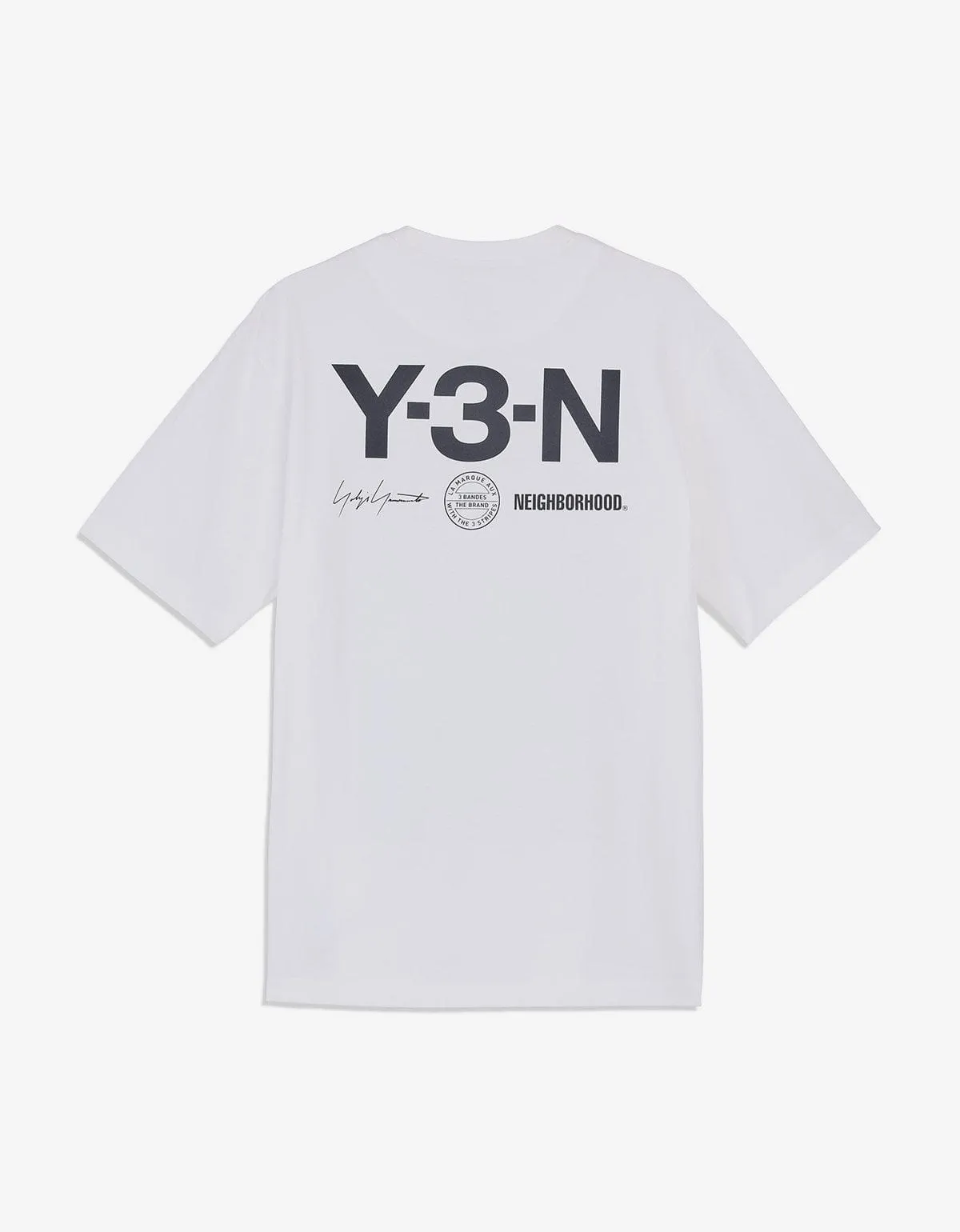Y-3 Neighborhood White Graphic T-Shirt sold by Zoo Fashions product image thumbnail 3