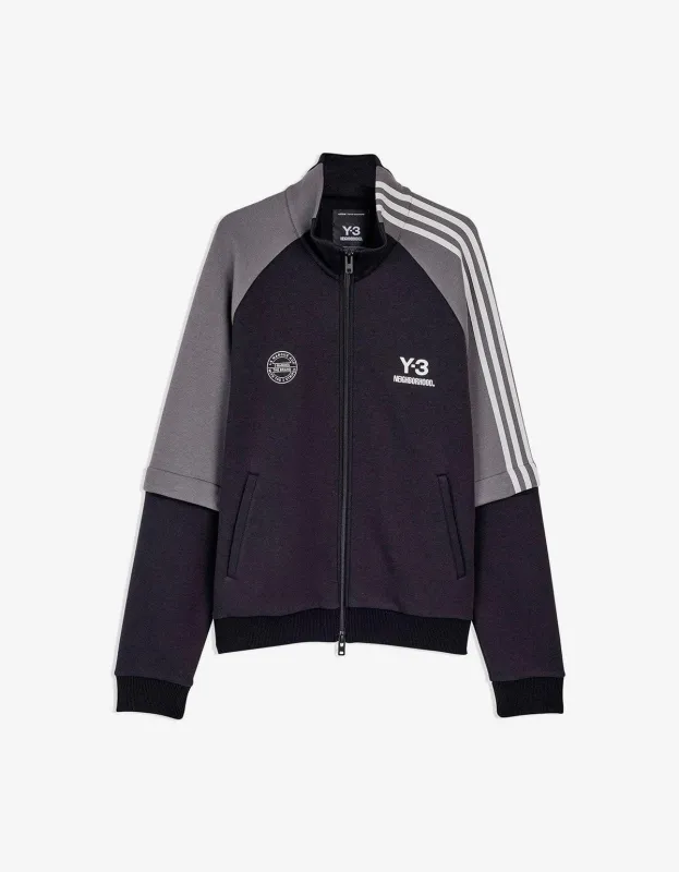 Y-3 Neighborhood Black Track Top sold by Zoo Fashions