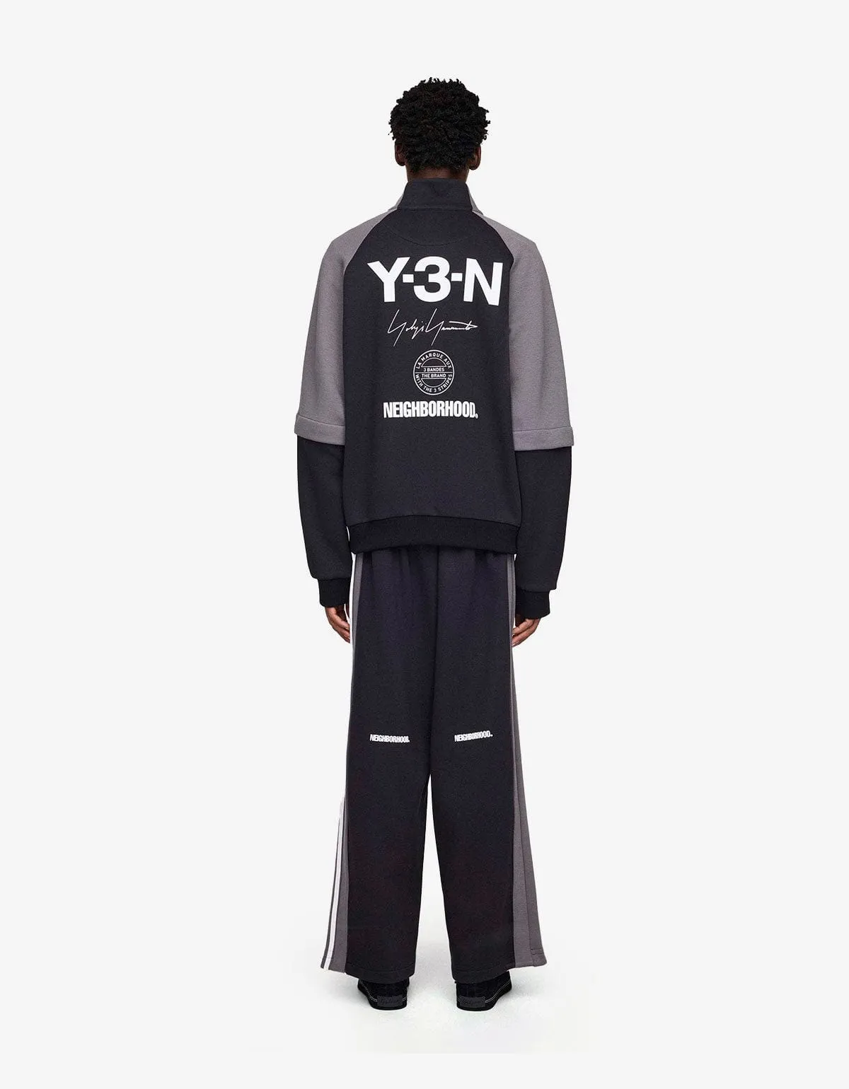 Y-3 Neighborhood Black Track Top sold by Zoo Fashions product image thumbnail 4