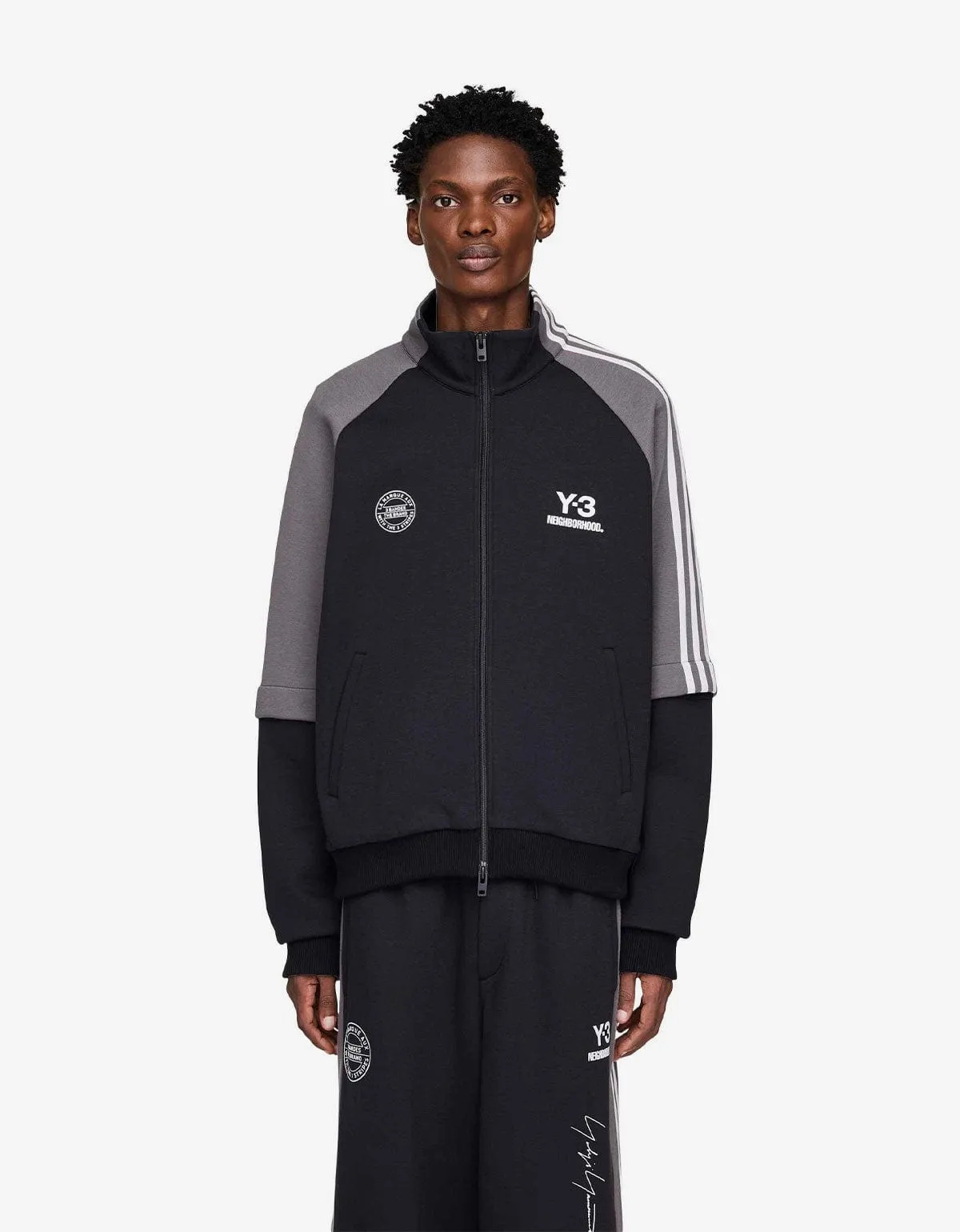 Y-3 Neighborhood Black Track Top sold by Zoo Fashions product image thumbnail 2