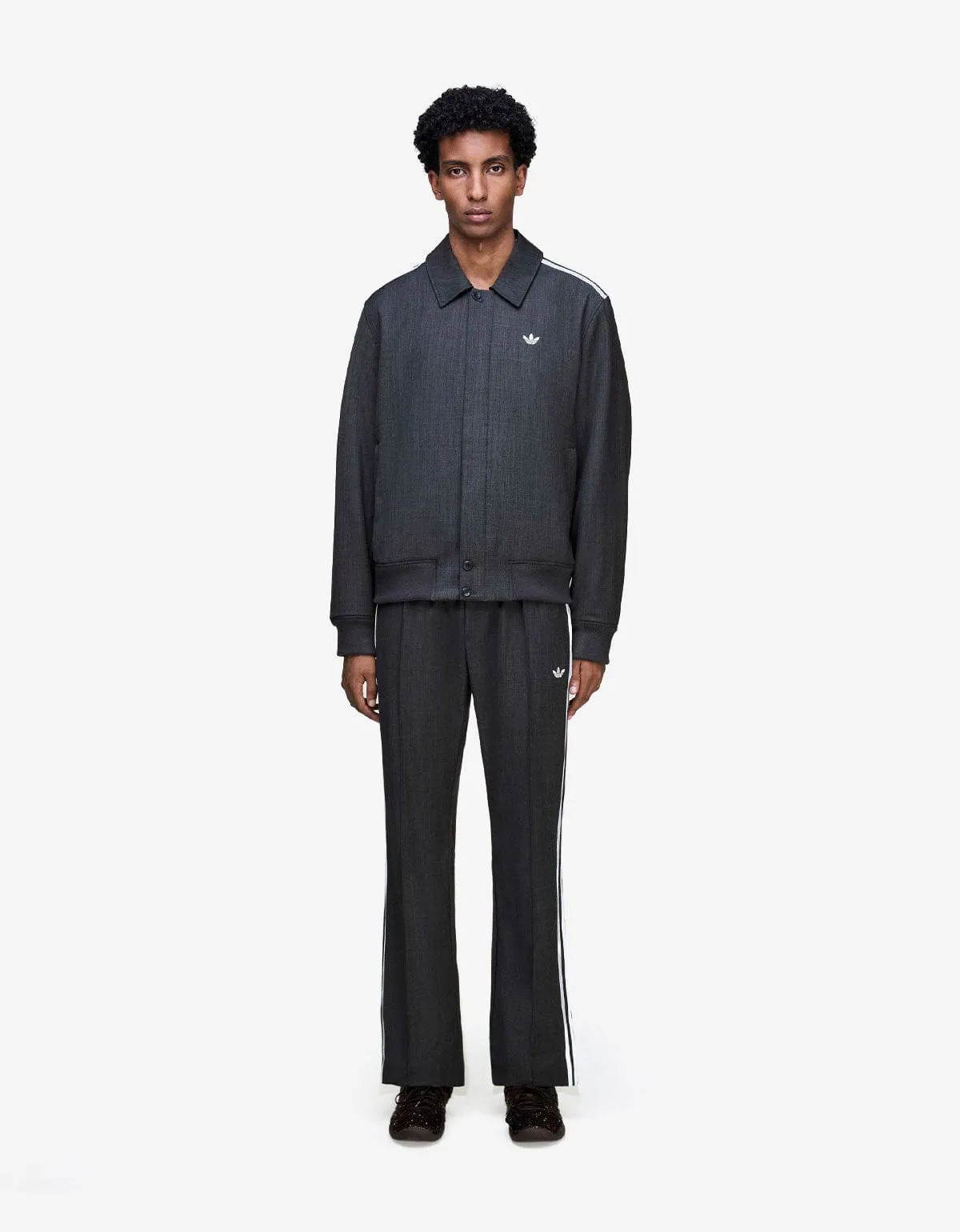 Wales Bonner x Adidas Grey Wool Trousers sold by Zoo Fashions product image thumbnail 4