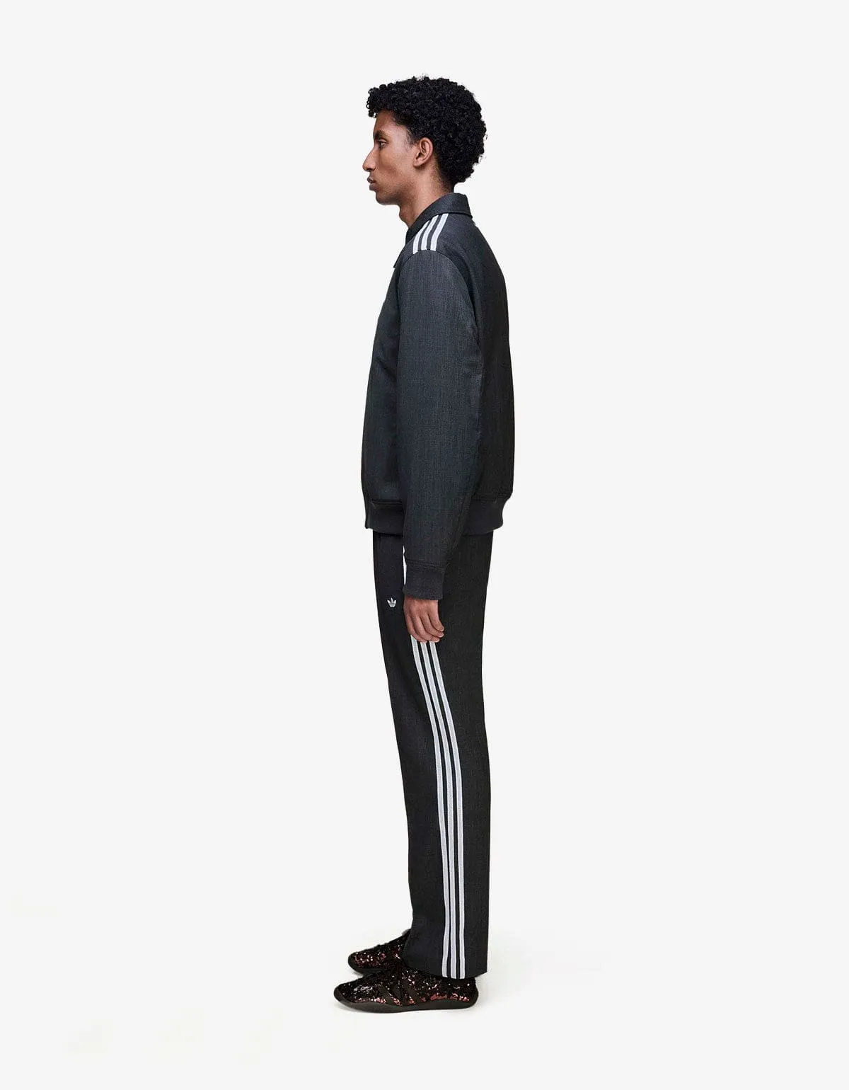 Wales Bonner x Adidas Grey Wool Trousers sold by Zoo Fashions product image thumbnail 5