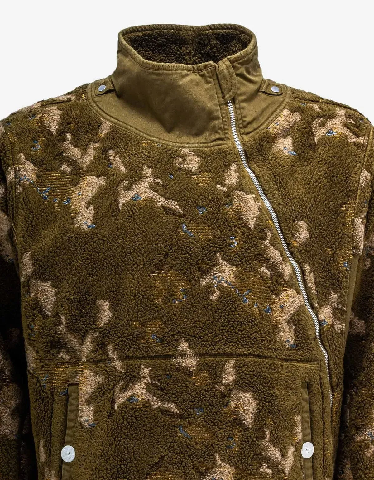 Stone Island Shadow Project Khaki Camo Fleece Sweater sold by Zoo Fashions product image thumbnail 3