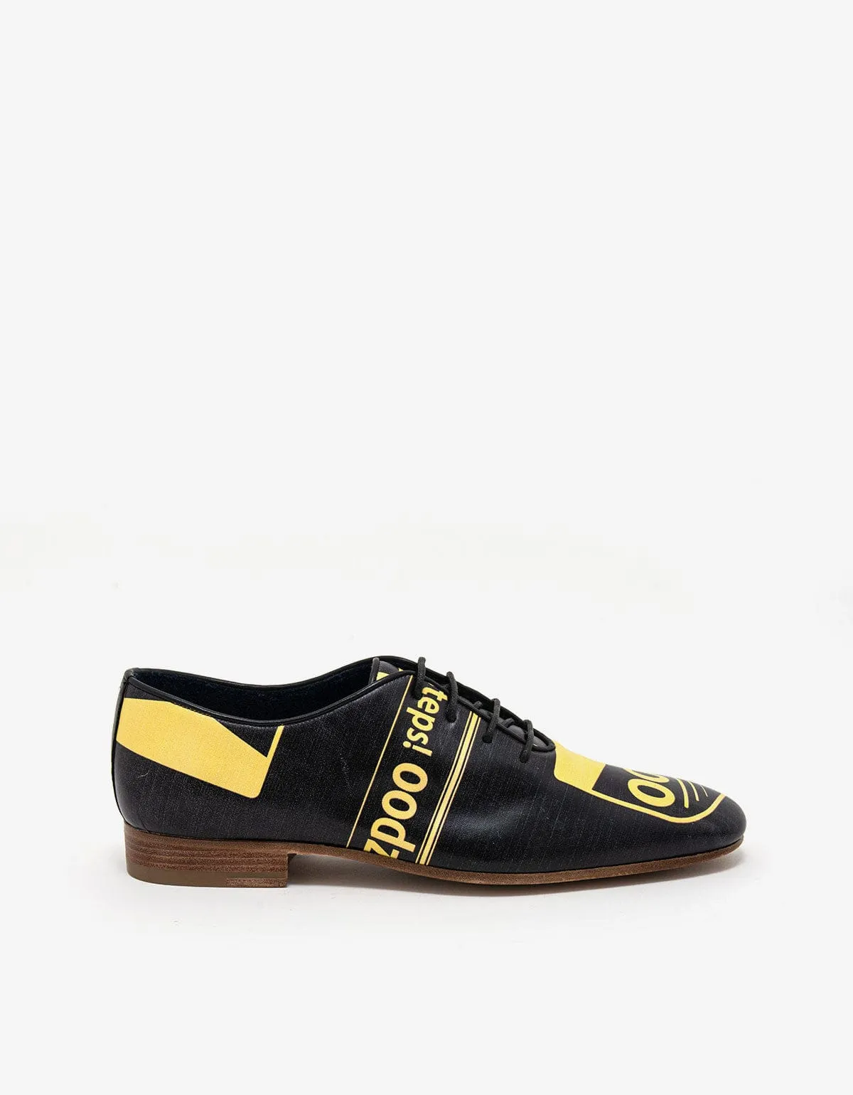 Maison Martin Margiela Black Print Leather Shoes - SS08 sold by Zoo Fashions product image thumbnail 2