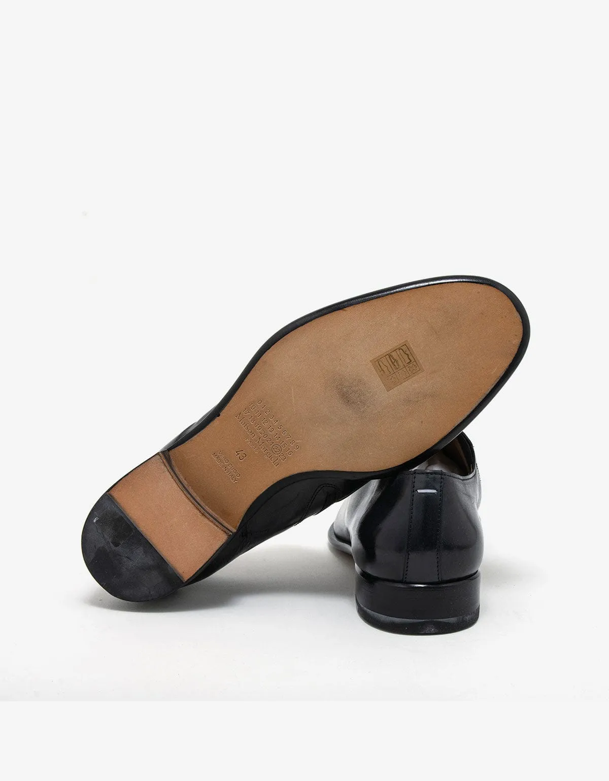 Maison Martin Margiela Black Sealed Lace Oxford Shoes sold by Zoo Fashions product image thumbnail 3