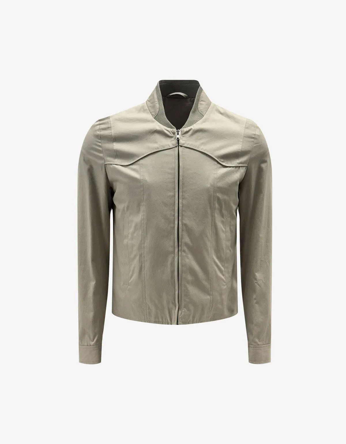 Maison Martin Margiela Grey Cotton Bomber Jacket sold by Zoo Fashions