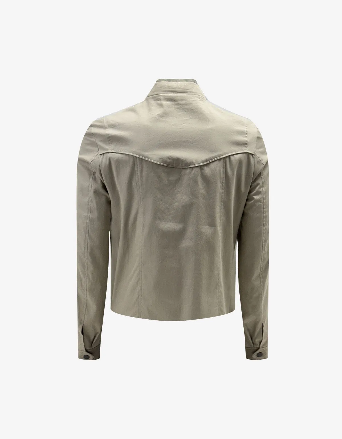 Maison Martin Margiela Grey Cotton Bomber Jacket sold by Zoo Fashions product image thumbnail 2