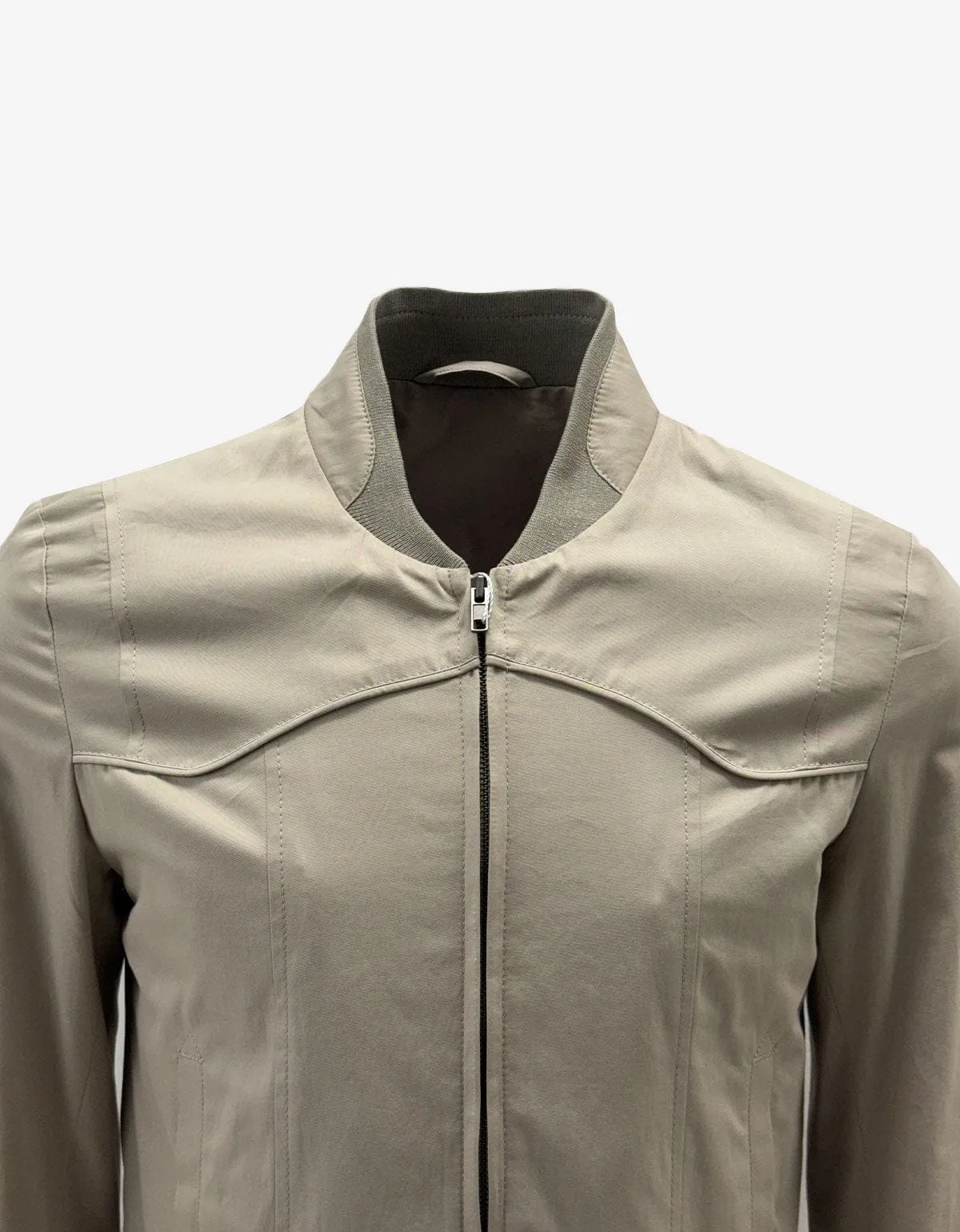 Maison Martin Margiela Grey Cotton Bomber Jacket sold by Zoo Fashions product image thumbnail 3