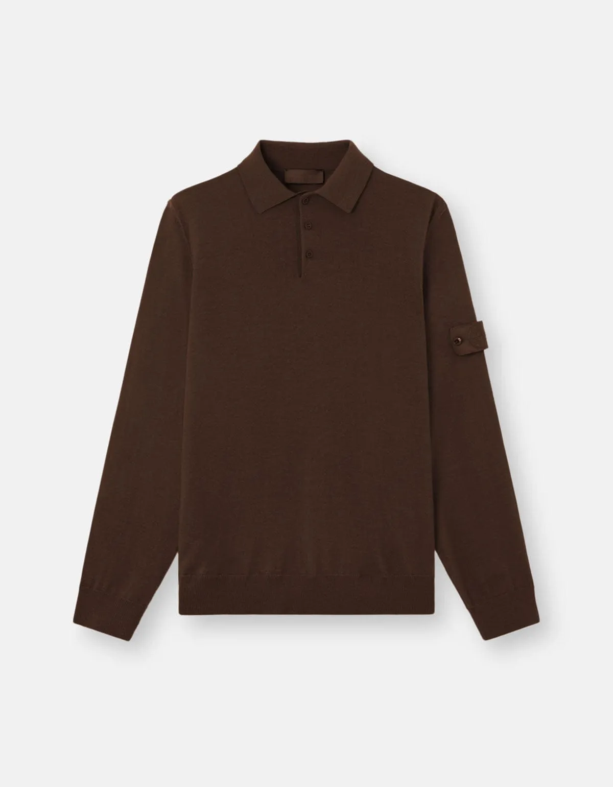 Stone Island Ghost Piece Long Sleeve Polo Shirt sold by Zoo Fashions