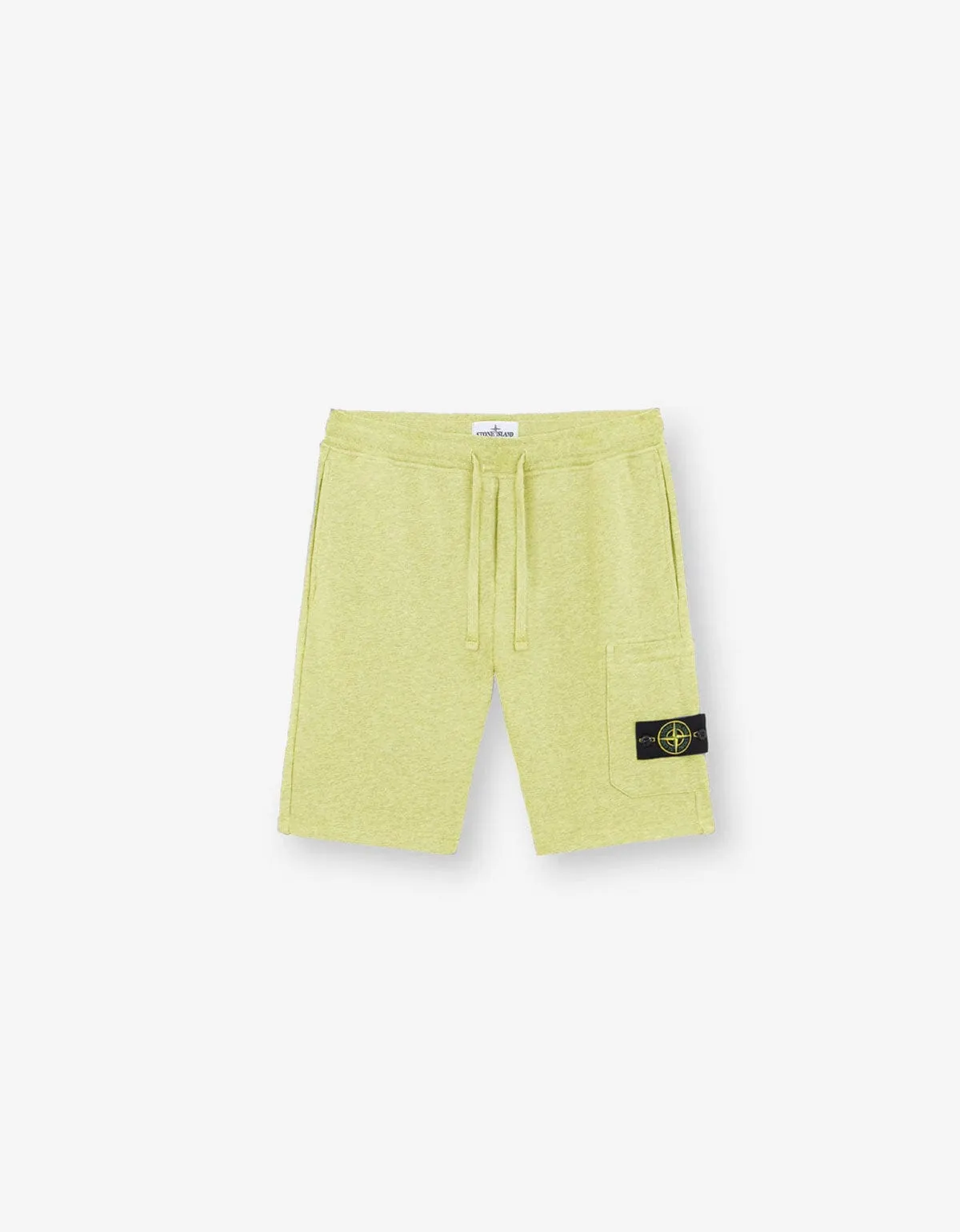 Stone Island Yellow Sweat Shorts sold by Zoo Fashions