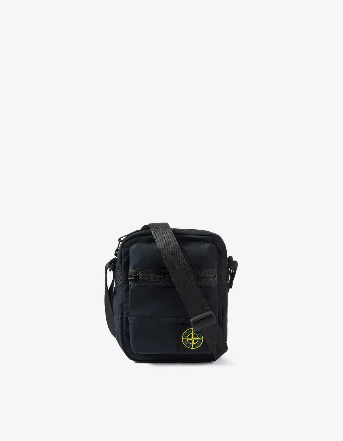 Stone Island Black Aluminium Tela Pouch sold by Zoo Fashions