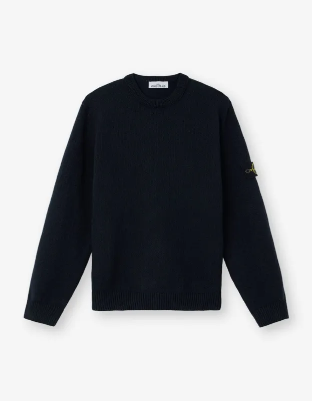 Stone Island Black Rib Sweater sold by Zoo Fashions