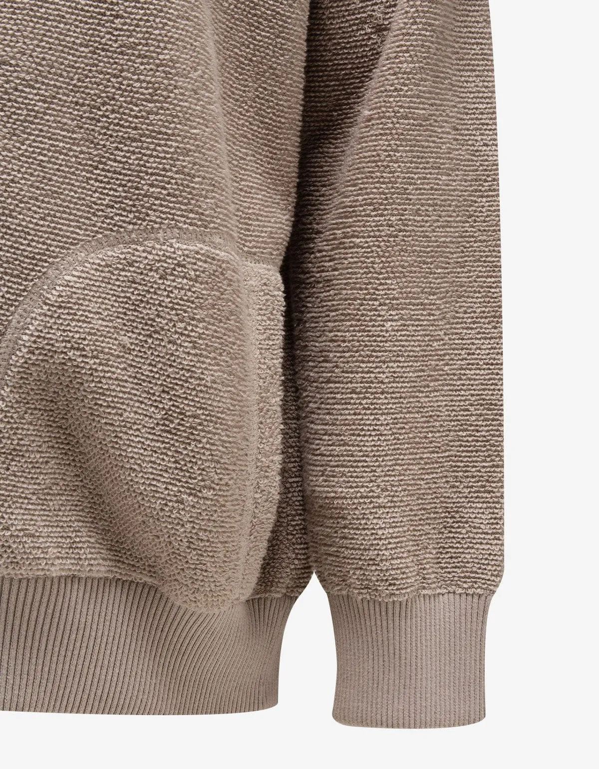 Maison Martin Margiela Beige French Terry Zip Cardigan sold by Zoo Fashions product image thumbnail 5