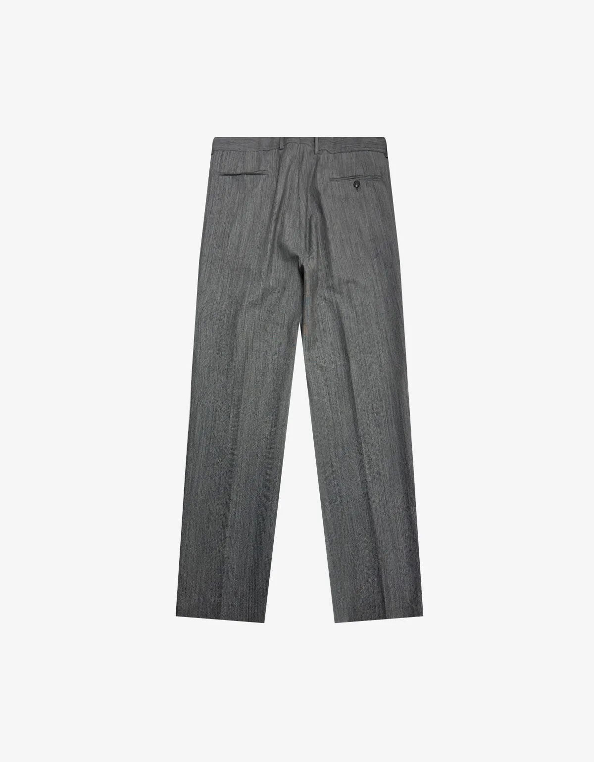 Maison Martin Margiela Grey Wool Pinstripe Trousers sold by Zoo Fashions product image thumbnail 2