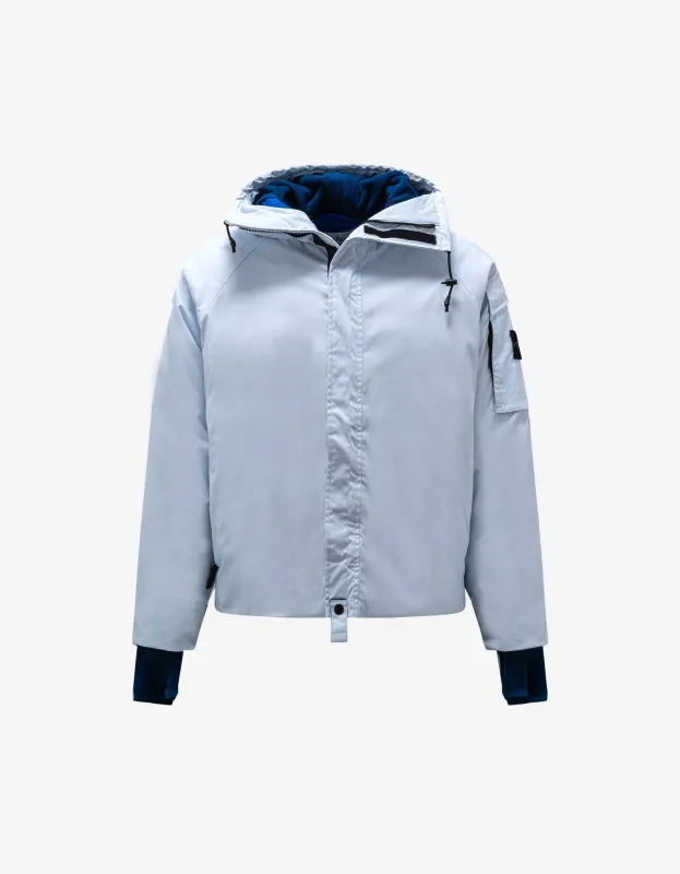 Stone Island Blue Thermosensitive Ice Jacket sold by Zoo Fashions