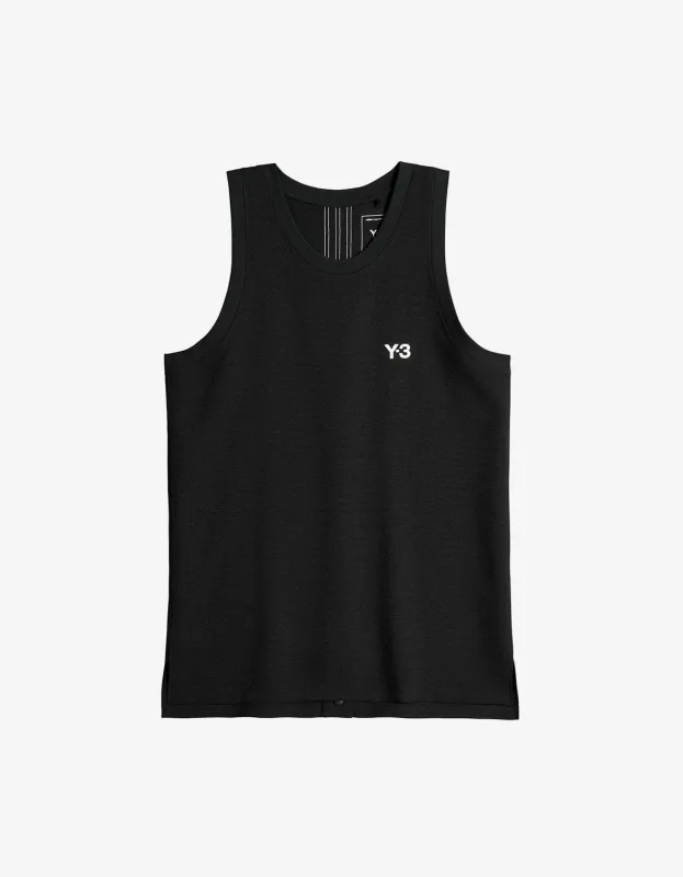 Y-3 Black Elegant Basketball Jersey sold by Zoo Fashions