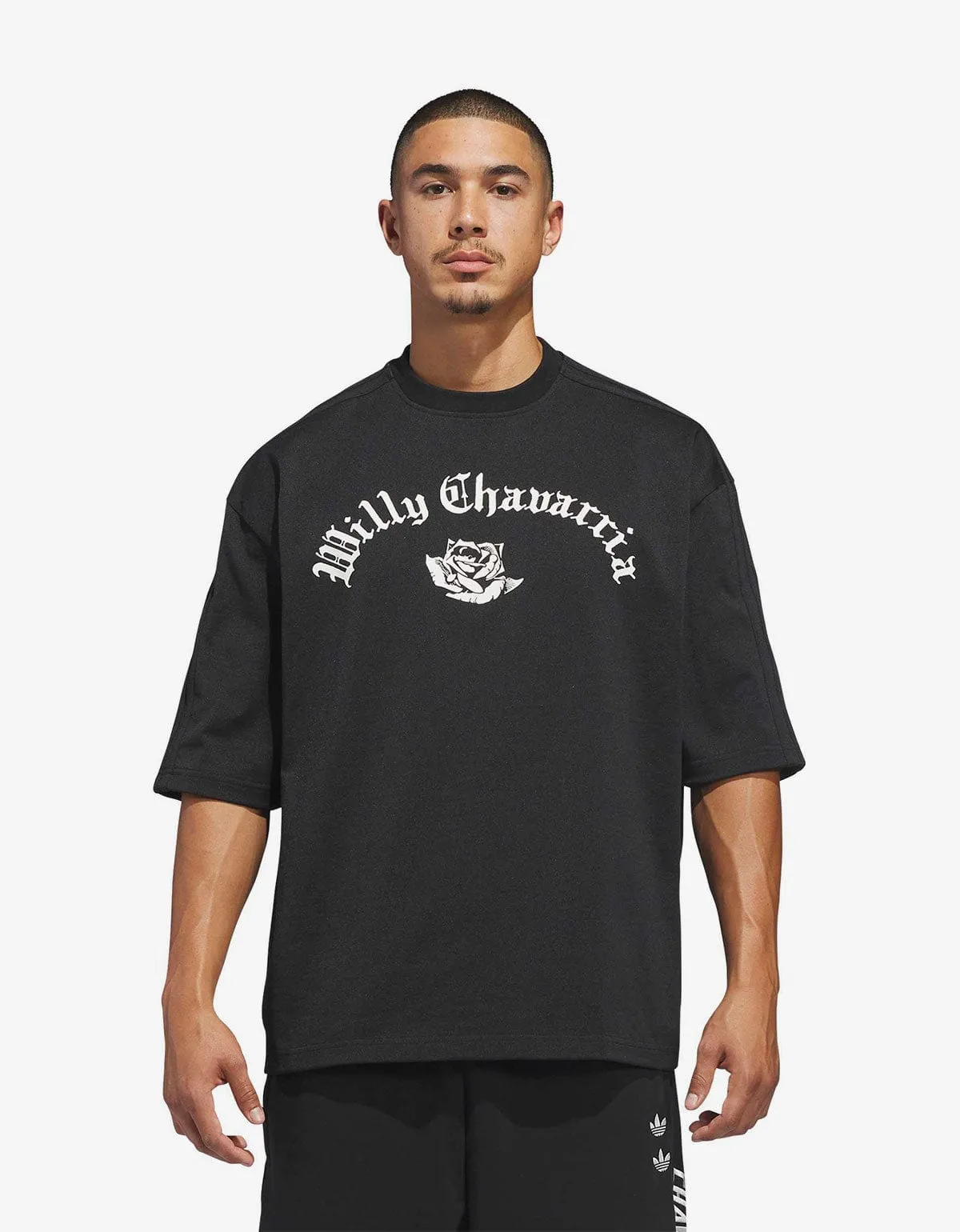 Willy Chavarria x Adidas Black Signature T-Shirt sold by Zoo Fashions product image thumbnail 2