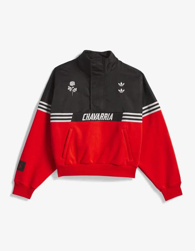 Willy Chavarria x Adidas Black Gomez Pullover Top sold by Zoo Fashions