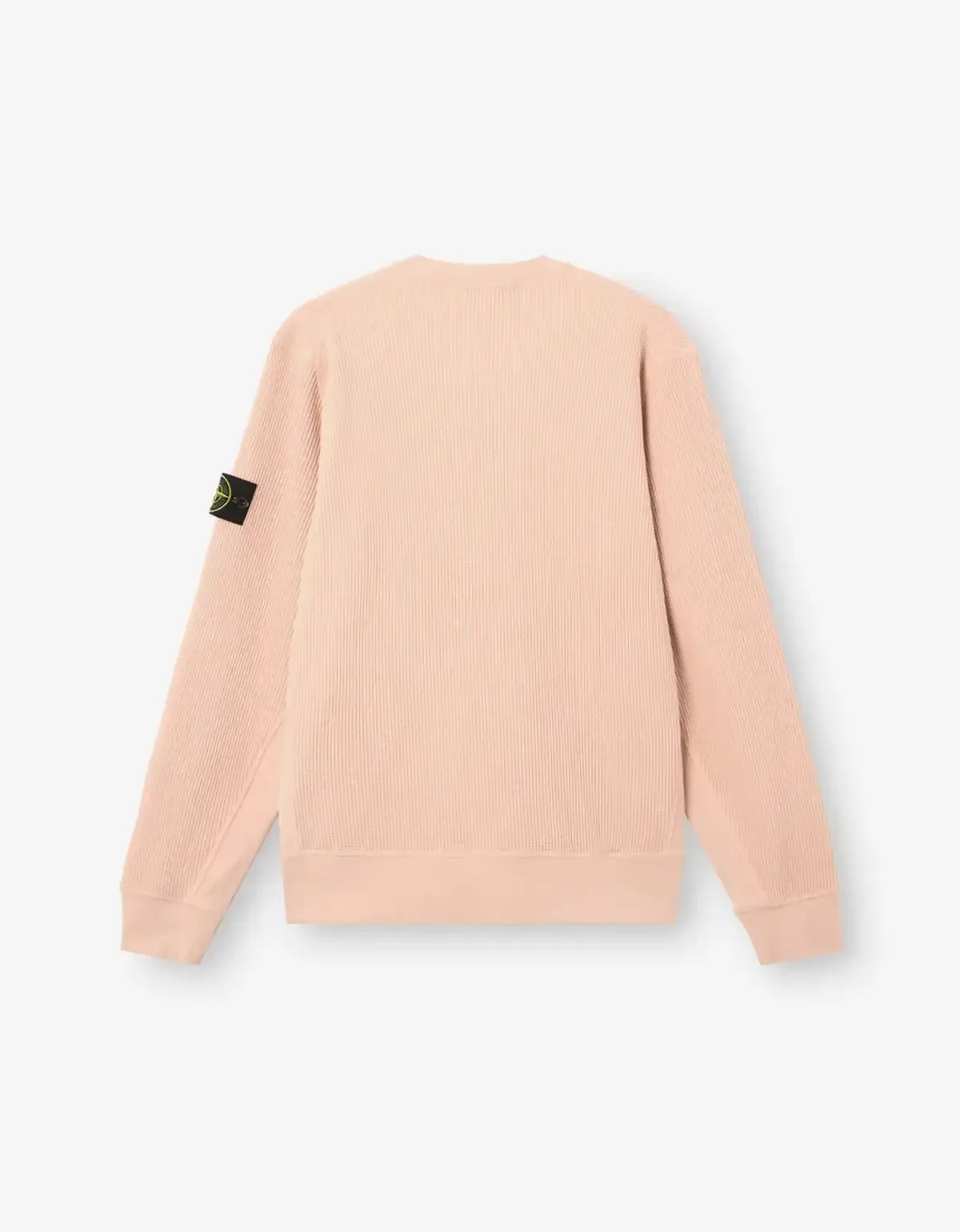 Stone Island Pink Waffle Fleece Sweatshirt sold by Zoo Fashions product image thumbnail 2