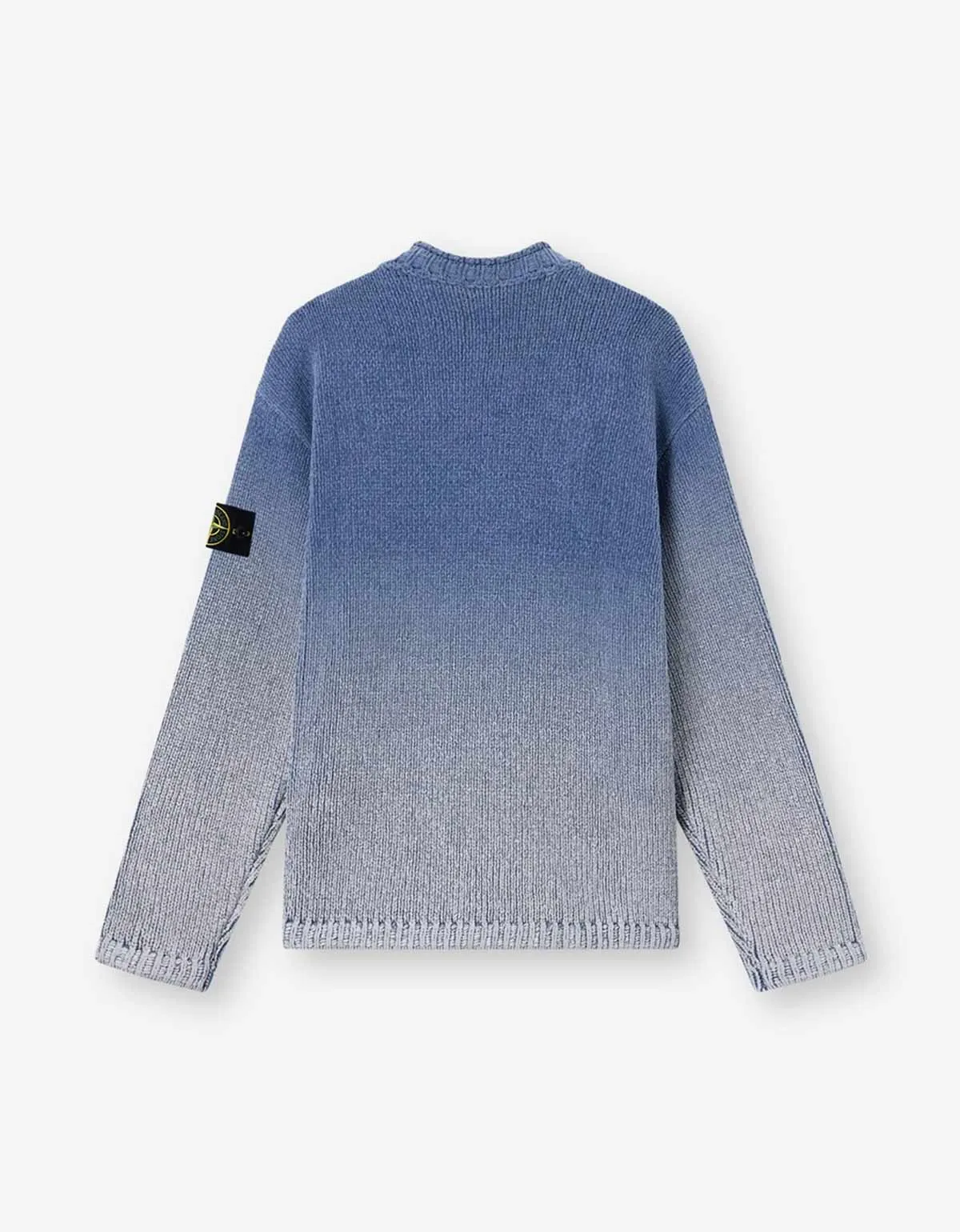 Stone Island Blue Chenille Degrade Print Sweater sold by Zoo Fashions product image thumbnail 2