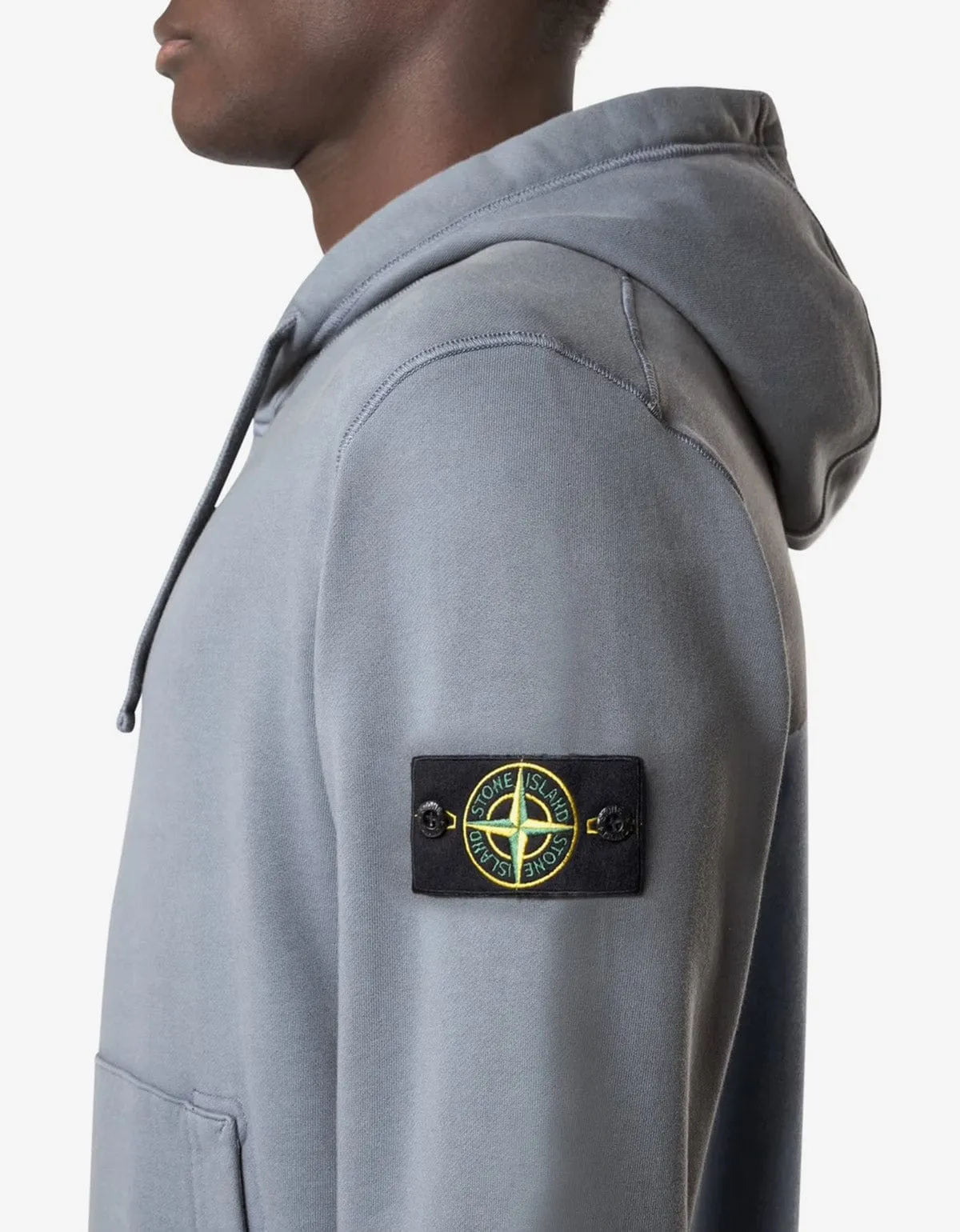 Stone Island Avio Blue Hoodie & Sweat Pants Bundle sold by Zoo Fashions product image thumbnail 4