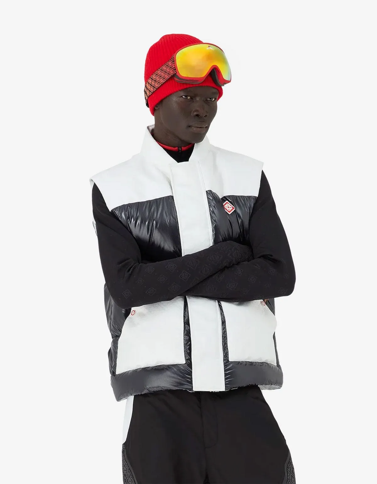 Casablanca Black Ripstop Down Ski Vest & Cargo Ski Trousers sold by Zoo Fashions product image thumbnail 4
