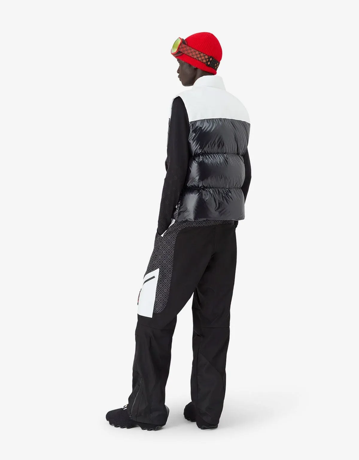 Casablanca Black Ripstop Down Ski Vest & Cargo Ski Trousers sold by Zoo Fashions product image thumbnail 2