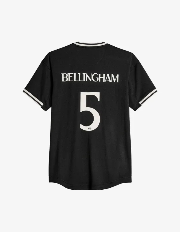 Y-3 Black Elite 5 JB Football T-Shirt sold by Zoo Fashions