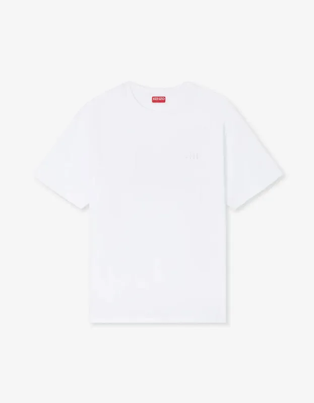 Kenzo White Boke Flower 2.0 Embroidered Oversized T-Shirt sold by Zoo Fashions