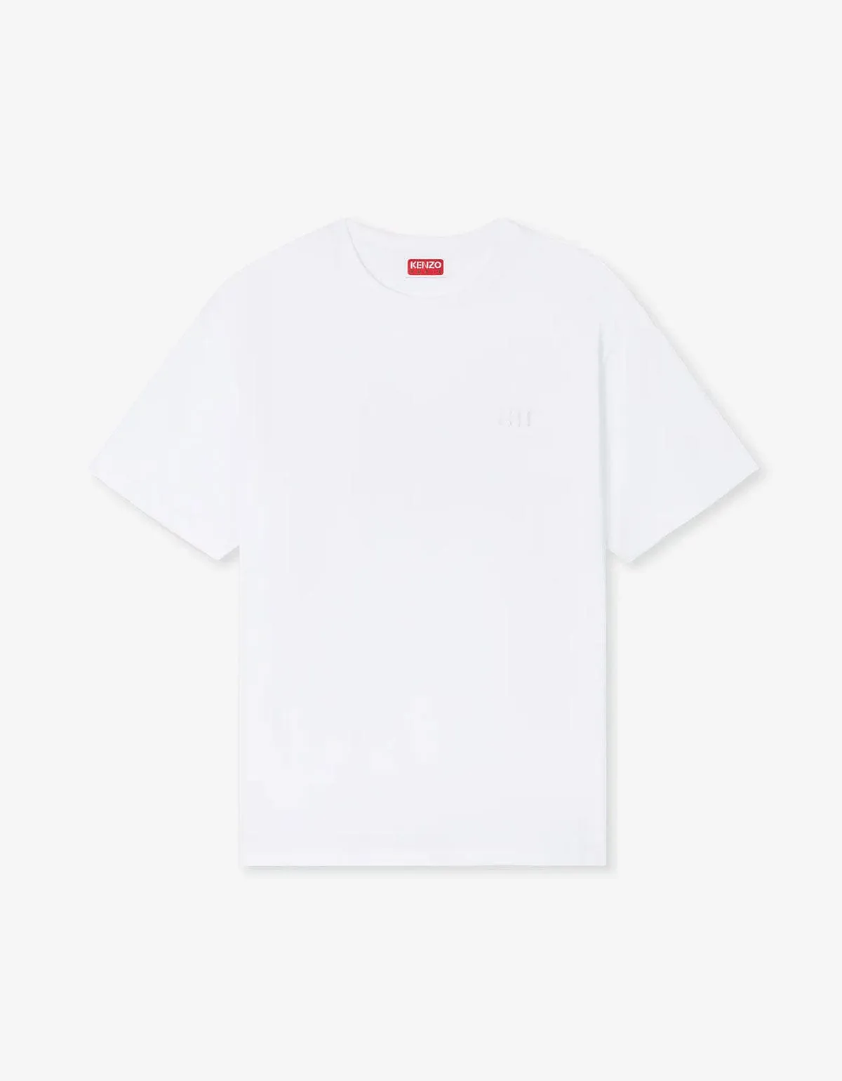 Kenzo White Boke Flower 2.0 Embroidered Oversized T-Shirt sold by Zoo Fashions