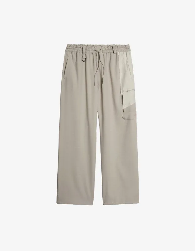 Y-3 Brown Sport Uniform Straight Trousers sold by Zoo Fashions