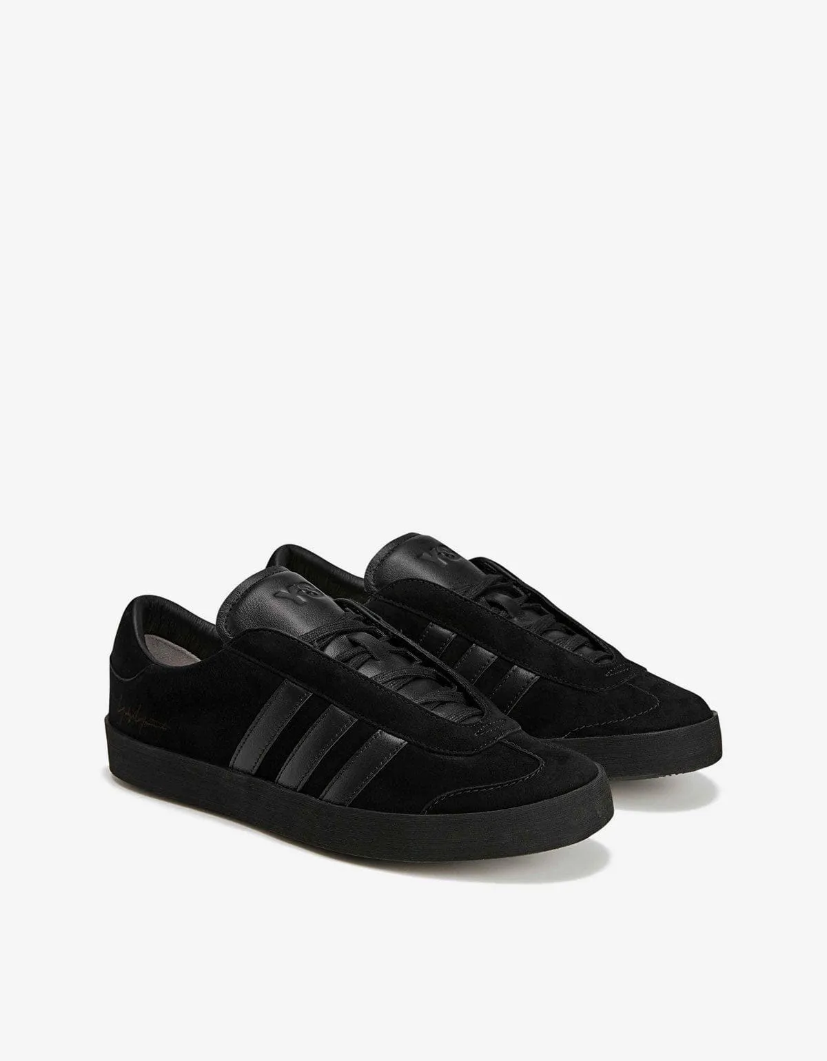 Y-3 Black Gazelle Trainers sold by Zoo Fashions