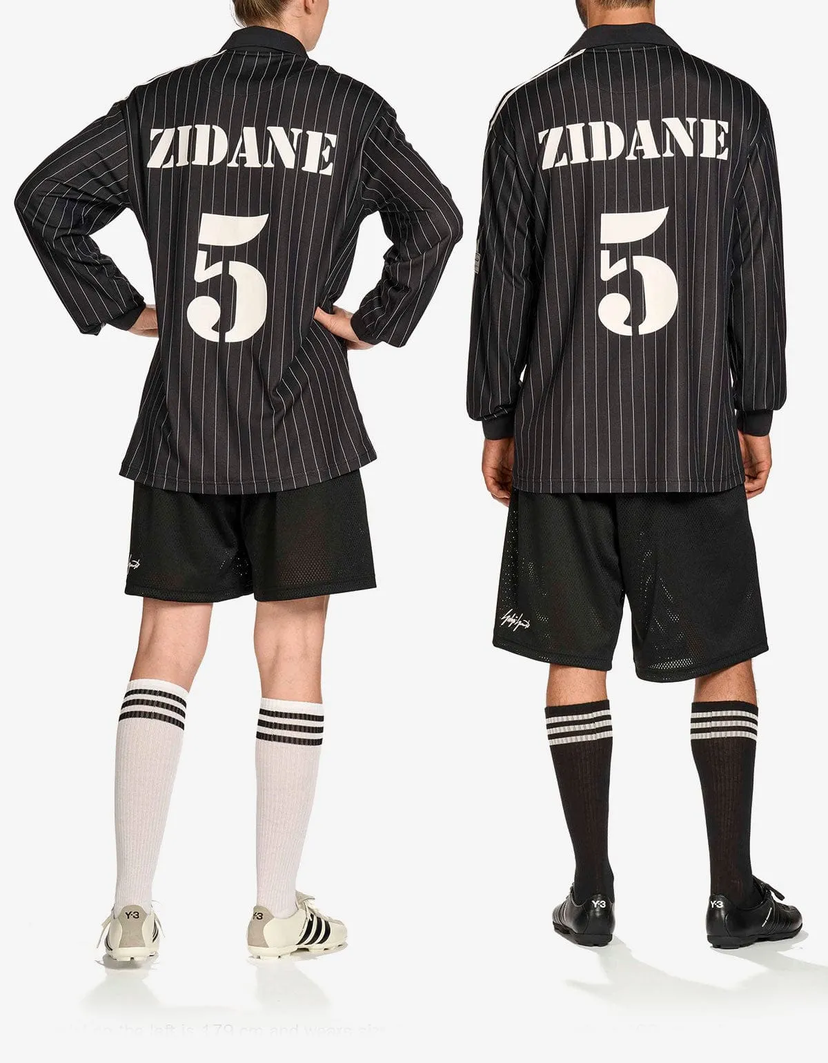 Y-3 Black Elite 5 ZZ Long Sleeve Football T-Shirt sold by Zoo Fashions product image thumbnail 4