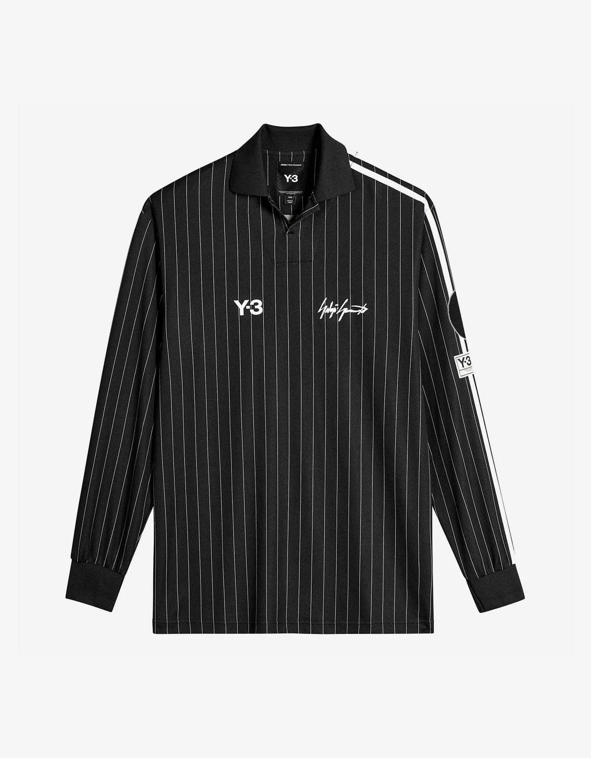 Y-3 Black Elite 5 ZZ Long Sleeve Football T-Shirt sold by Zoo Fashions product image thumbnail 3