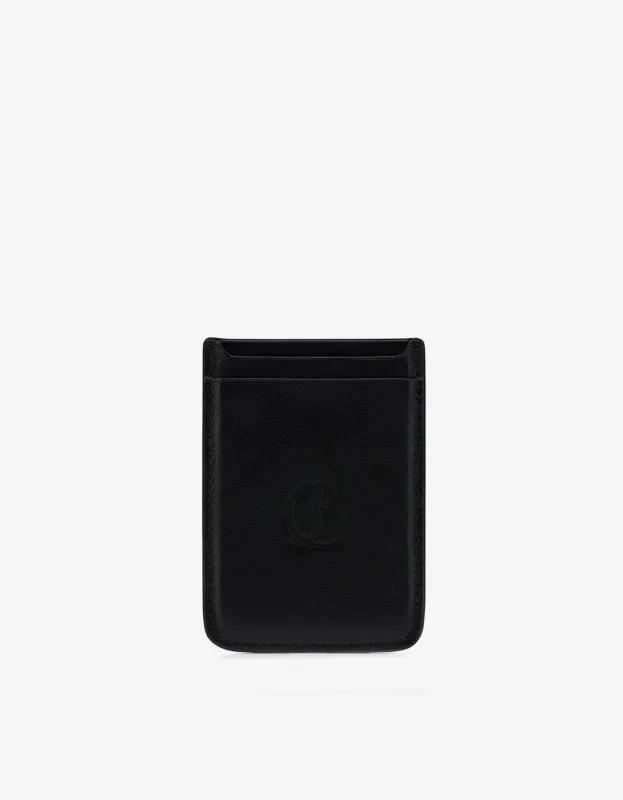 Christian Louboutin Black Mooncrest Magsafe Card Holder sold by Zoo Fashions