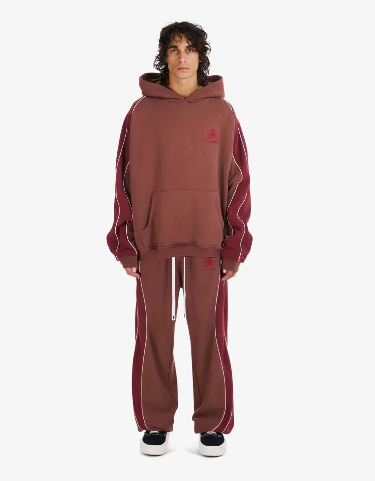 Nahmias Vintage Burgundy Ollie Hoodie & Ollie Sweatpants sold by Zoo Fashions