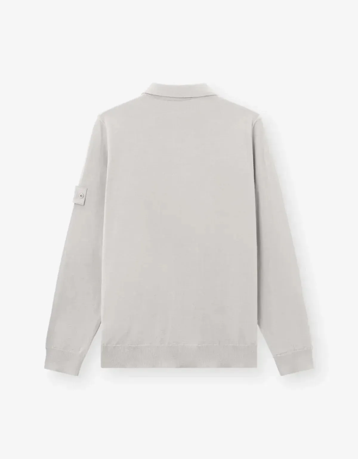 Stone Island Ghost Grey Wool Long Sleeve Polo Shirt & All-Weather Cargo Trousers sold by Zoo Fashions product image thumbnail 3