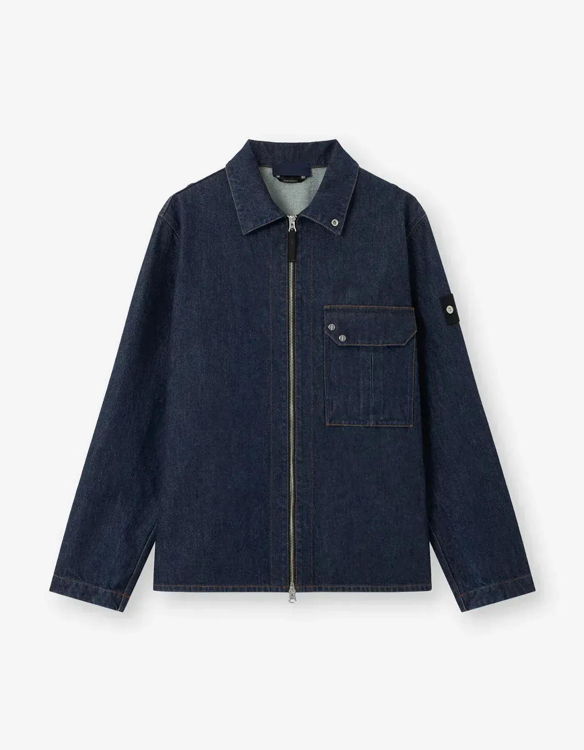 Stone Island Denim Research Indigo Denim-Rinsed Overshirt & Jeans sold by Zoo Fashions product image thumbnail 2