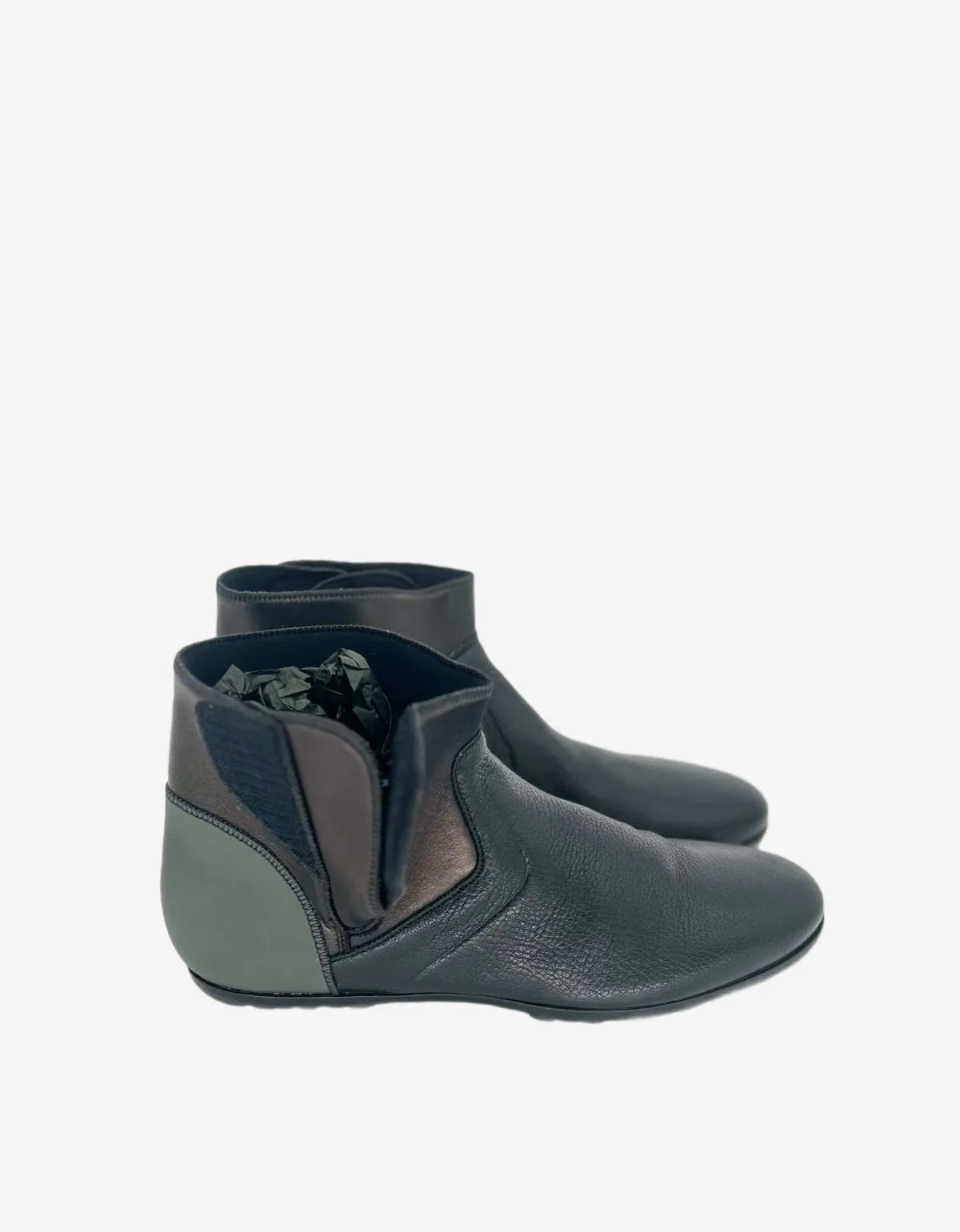 Lanvin Black Chelsea Boot With Velcro Closure sold by Zoo Fashions product image thumbnail 2