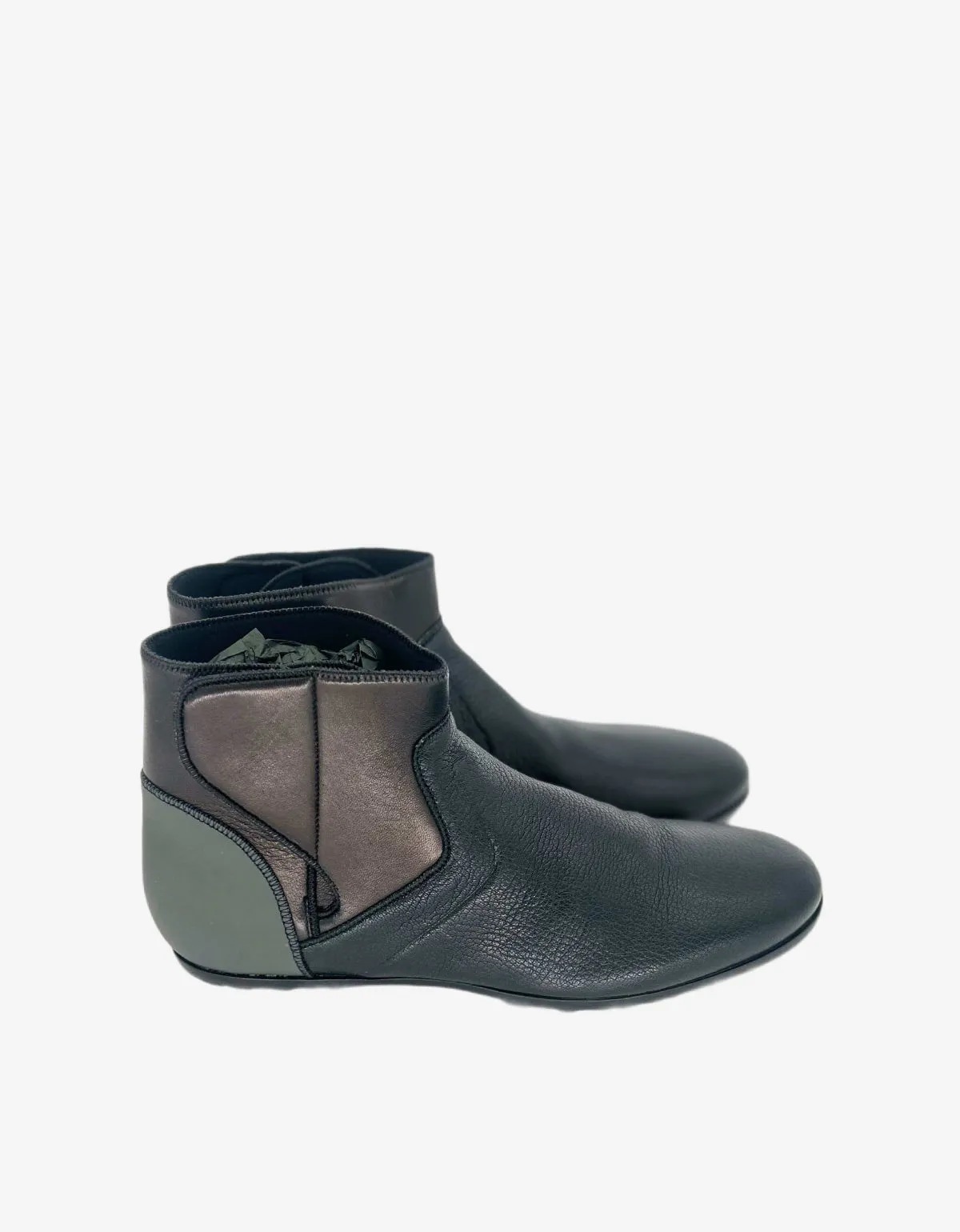 Lanvin Black Chelsea Boot With Velcro Closure sold by Zoo Fashions product image thumbnail 4
