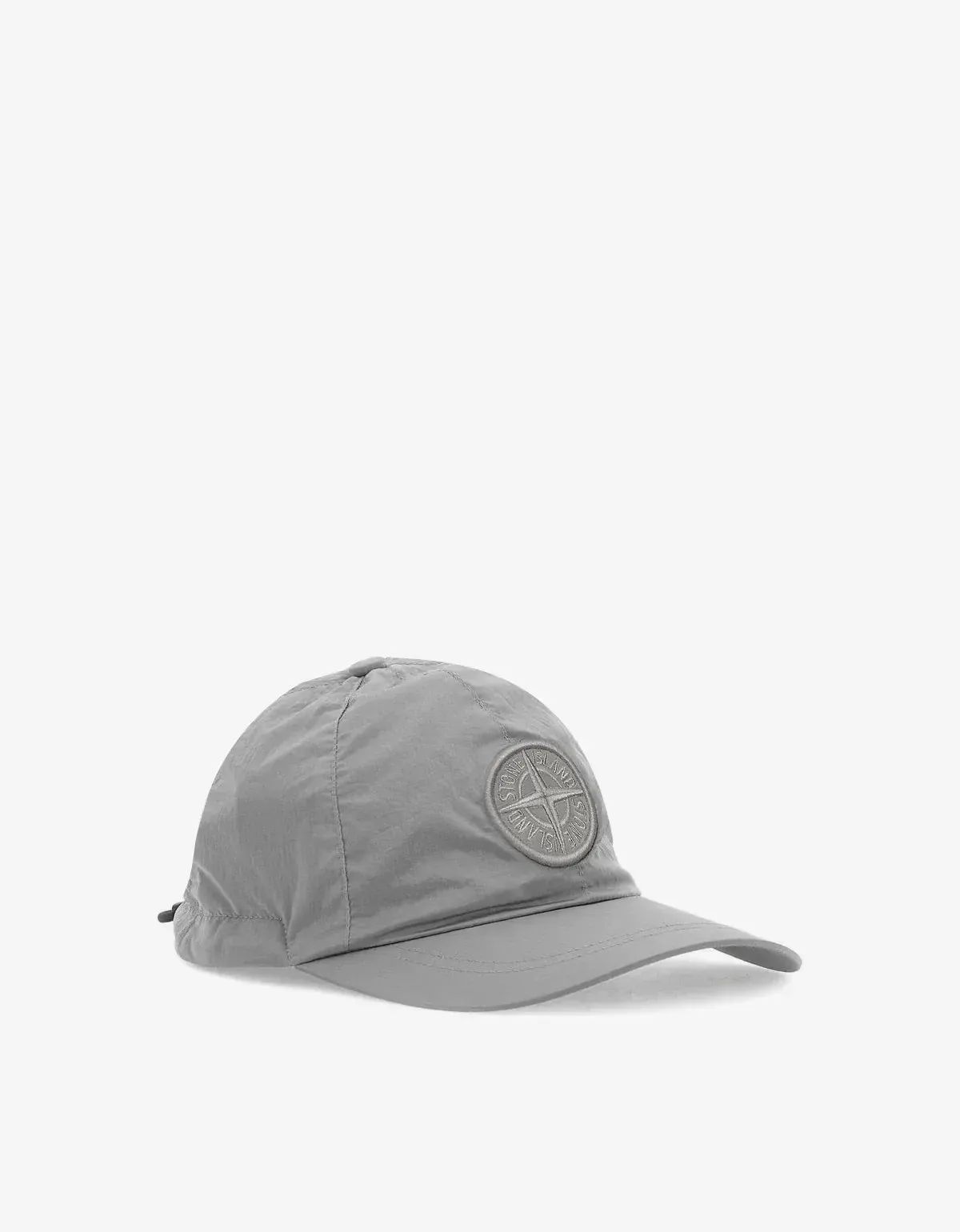 Stone Island Grey Nylon Metal Baseball Cap sold by Zoo Fashions