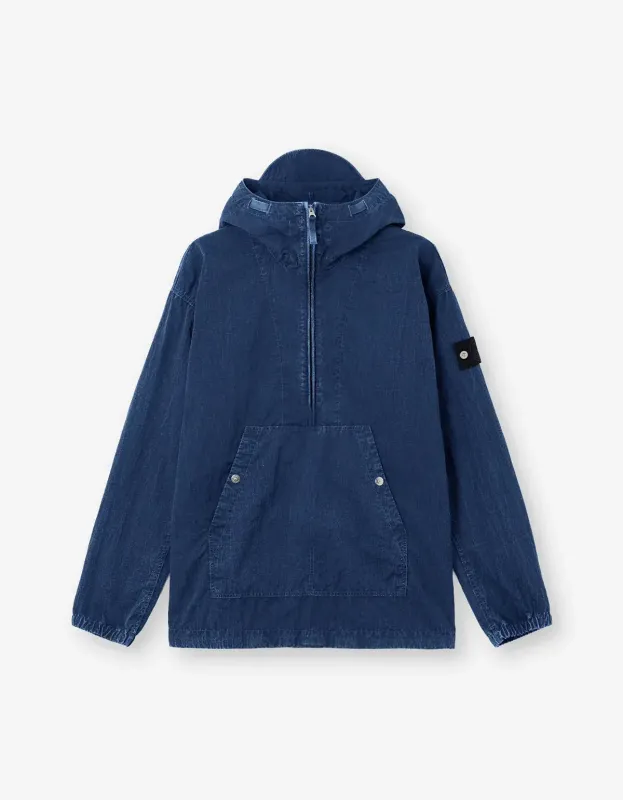 Stone Island Denim Research Hollow Fibre Nylon Indigo-TC Jacket made by Stone Island