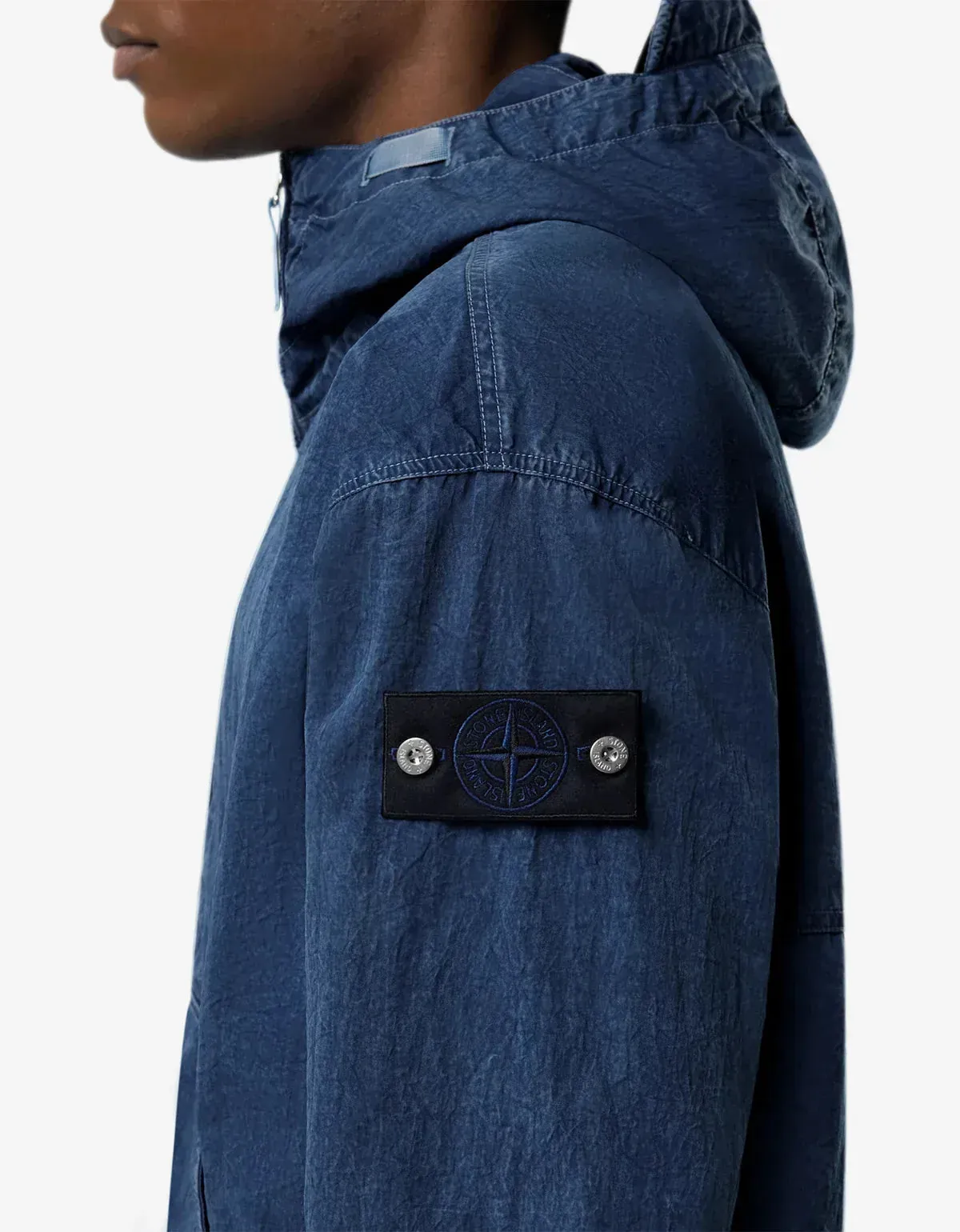 Stone Island Denim Research Hollow Fibre Nylon Indigo-TC Jacket sold by Zoo Fashions product image thumbnail 3