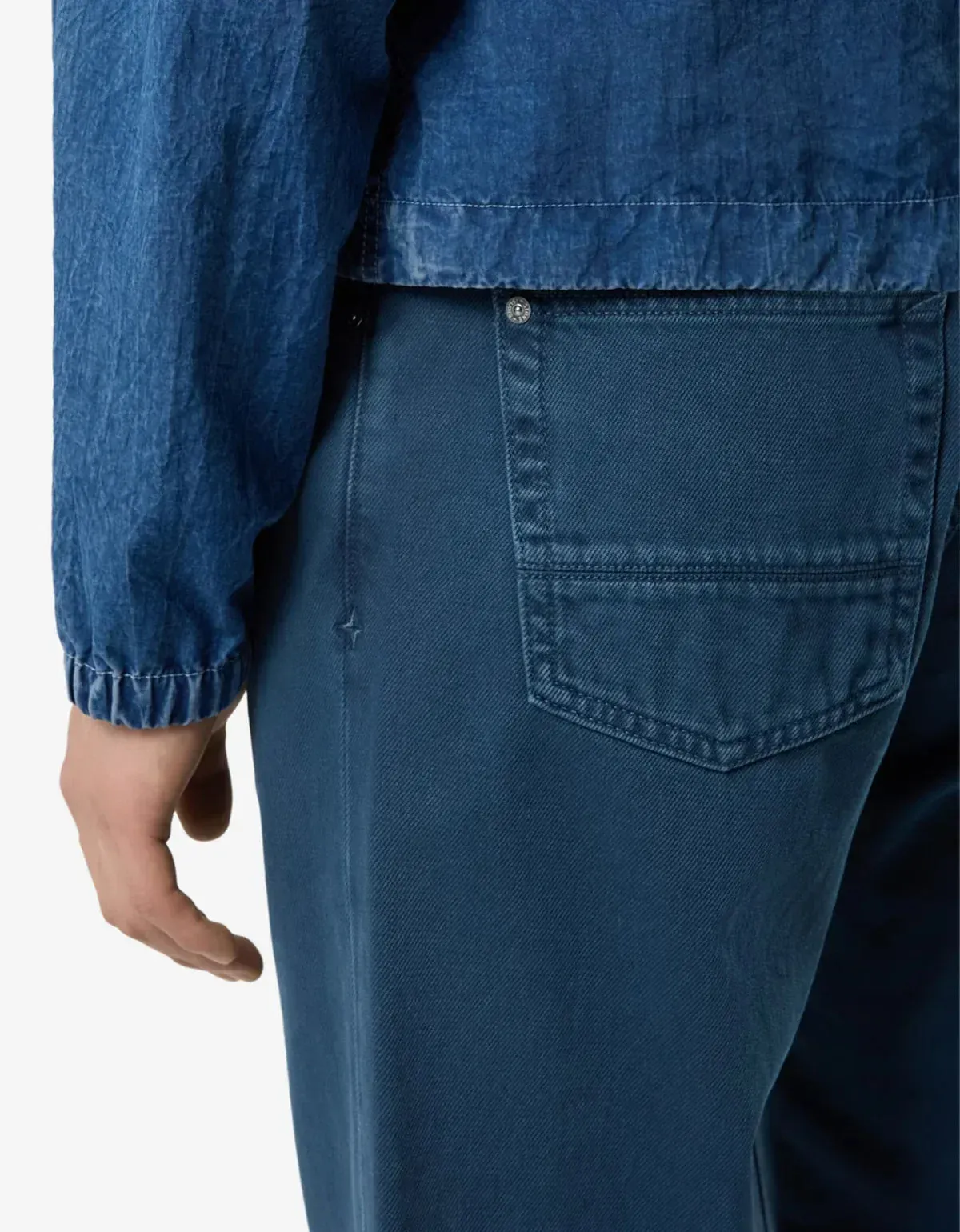 Stone Island Denim Research Light Bull Denim Indigo-TC Jeans sold by Zoo Fashions product image thumbnail 4