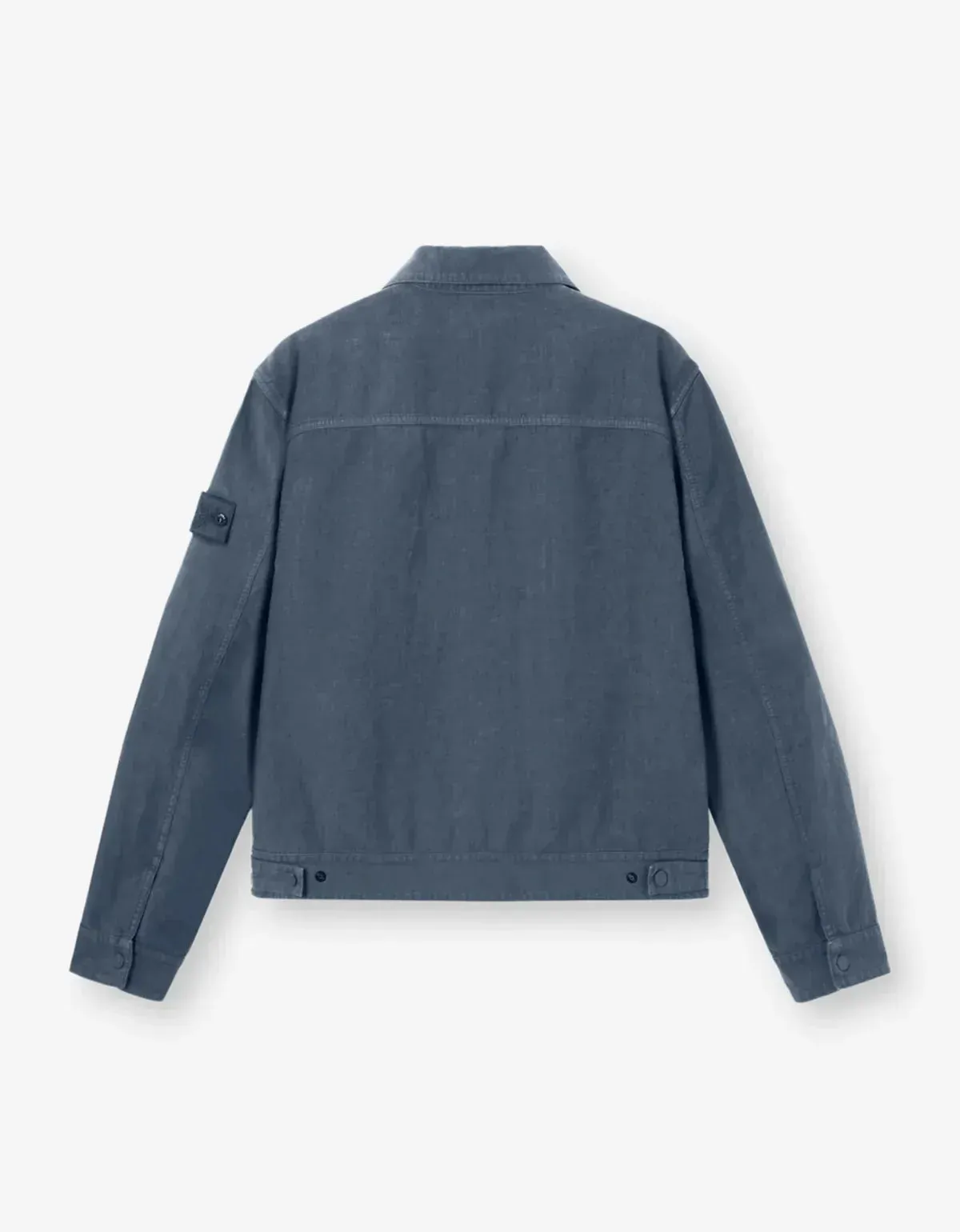 Stone Island Ghost Blue Bonded Linen-TC Jacket sold by Zoo Fashions product image thumbnail 2